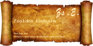 Zsoldos Eudoxia névjegykártya